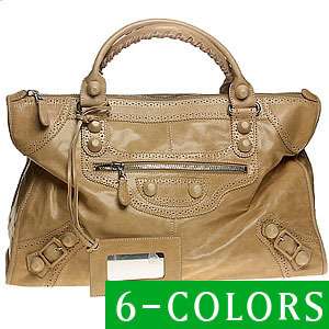 KS396 Real Leather Womens Handbag Tote GIANT CVD WORK  