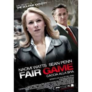Fair Game Movie Poster (11 x 17 Inches   28cm x 44cm) (2010) Italian 