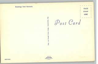Postcard In KentuckyJas H Mulligan PoemKY Colonel  