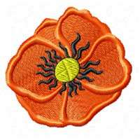 Poppies and Wheat 18 Machine embroidery designs set  