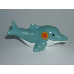 Little People Dolphin (D on Chest) 2004 Mattel Replacement Animal 