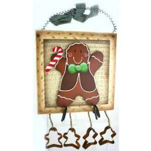 Gingerbread Man Wall Piece Case Pack 4   754902