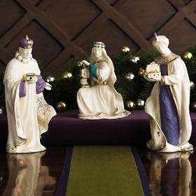 Lenox China First Blessing Nativity Set 3 Three Kings Brand New  