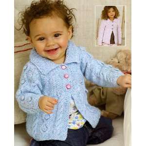  Snuggly Cabled Swing Jacket (#1780) Arts, Crafts & Sewing