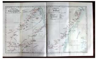 1887 Smith   ZANZIBAR DOMINIONS   With 2 Colour Maps  