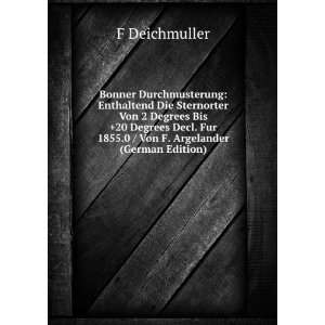   Argelander (German Edition) (9785875548314) F Deichmuller Books