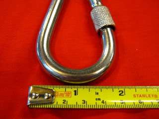Stainless Steel Spring Carabiner Hook Snap Link 4.0inch  