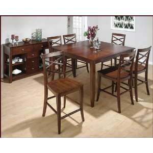  Cherry Counter Height Dining Set JO 870C 54s Furniture & Decor