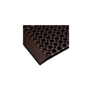   San Eze II Grease Proof Floor Mat, 39 x 58 1/2 in, 7/8 in Thick, Red