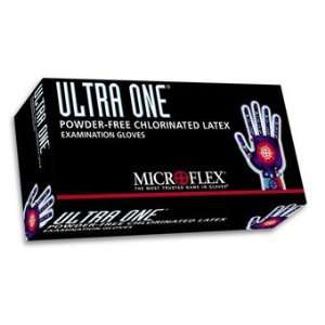 Ultra One powder free latex gloves, extended cuff, 50/box  