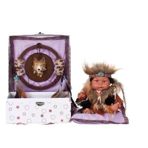  MAHU 10 Vinyl Indian w/Box Doll By Golden Keepsakes Toys 
