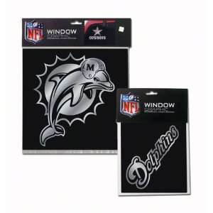  Miami Dolphins Window Graphic Pack 5x6 and 8x9 Decals 