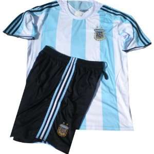  Argentina National Jersey & Shorts (Blue) Kids xsmall 
