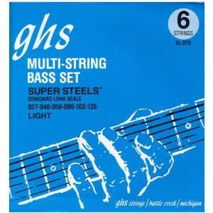  GHS 6 String Bass Super Steels Fits 34 27 126 6L STB 