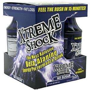  ANSI Xtreme Shock Ready to Drink Grape 12 bottles Health 