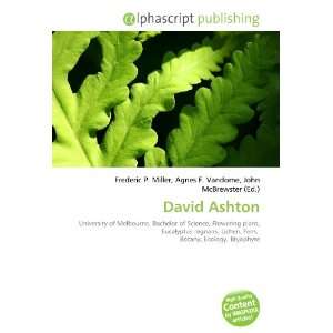  David Ashton (9786132760517) Books