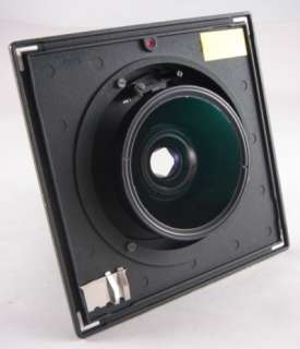 Schneider Super Angulon 120mm F8.0 Lens w/ Sinar 5.5 x 5.5 board 