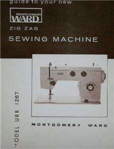 Montgomery Ward URR 1267 Sewing Machine Manual On CD  