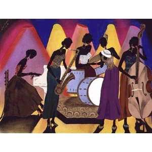  No Mans Band by Leroy Campbell   26 x 31 inches   Fine 