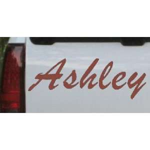  Ashley Car Window Wall Laptop Decal Sticker    Brown 22in 