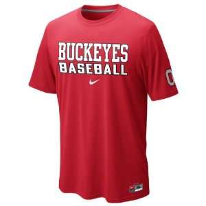  Ohio State Buckeyes Red Nike 2012 Official Baseball Team 