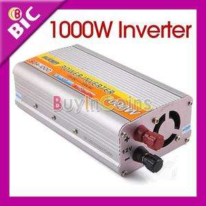 1000W Watts 12V DC 220V AC Power Inverter 1 AC Outlets  