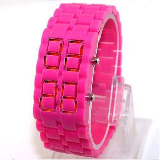   design sports casual watch band material plastic watch face size 2