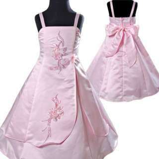 KD184 14 Pink Girls Party Dress+Jacket+Petticoat 11 13T  