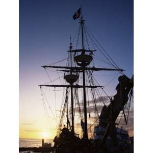 Pirate Ship in Hog Sty Bay, During Pirates Week Celebrations, George 
