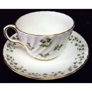  Vintage AYNSLEY #15287 China Cup and Saucer (England 
