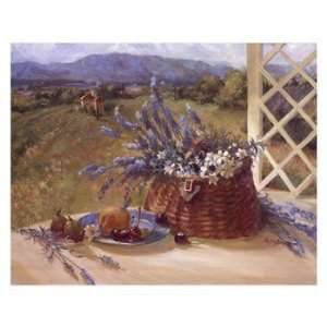  Lavender Basket   Poster by Ruth Baderian (30 x 24)