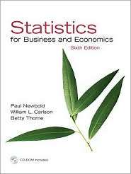 Statistics for Business and Economics, (013188090X), Paul Newbold 