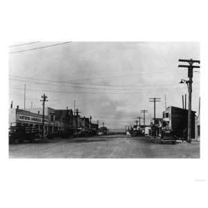  View of the Street   Nome, AK Premium Poster Print, 12x16 