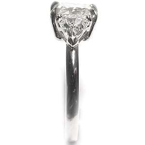 65 FVS1 GIA Princess Cut Diamond Engagement Ring PLT  