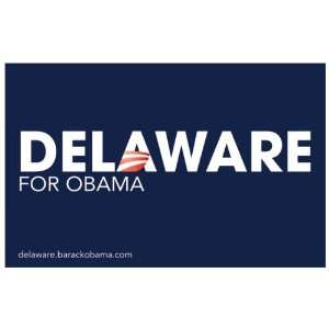  Barack Obama   (Delaware for Obama) Campaign Poster   36 x 