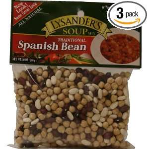 Lysanders Spanish Bean Soup with Seasonings, 10 Ounce (Pack of 3 
