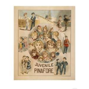  Haverlys New York Juvenile Pinafore Theatre Poster No.2 