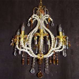  Lumax Lighting 70217 21G 8L Gold Egyptian Chandelier