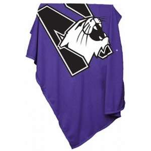 Northwestern Wildcats Sweatshirt Blanket