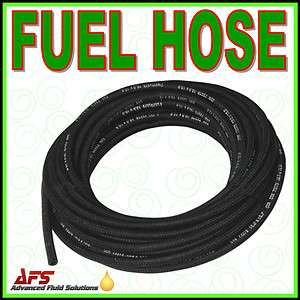  Over Braided Rubber Petrol Fuel Line Diesel Oil Tubing Hose Pipe Tube