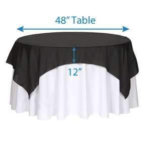  CASE OF 5 72 Square Tablecloths