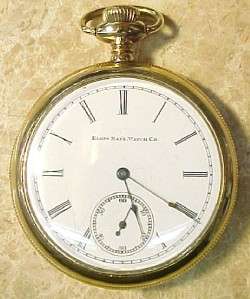 Elgin 1902 Antique Pocket Watch 16s / 15 Jewels; Gold Filled Case 