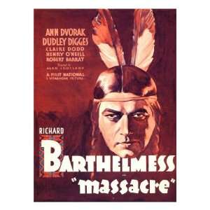 Massacre, Richard Barthelmess on Midget Window Card, 1934 Premium 