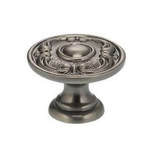 Omnia 7420/28 US15A Ornate Knobs & Pulls Pewter Knobs Cabinet Hardware