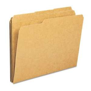 Smead Folder, Letter, 11 Point, 1/3 Cut Tab, Kraft, 100 Per Box (10734 