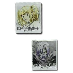  Death Note Misa & Rem Metal Pin Set GE 7437 Toys & Games