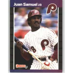  1989 Donruss #76 Juan Samuel   Philadelphia Phillies 