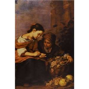  La Petite Vendeuse de Fruits by Bartolome Esteban Murillo 