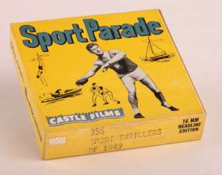 16mm 100 SPORT PARADE film SPORT THRILLERS OF 1949  