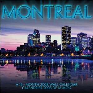  Montreal 2008 Wall Calendar